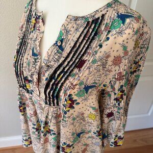 Zadig & Volatire Thai Tattoo Shirt; size small